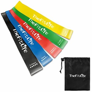 TheFitLife トレーニングチューブ 筋トレチューブ フィットネスチューブ(5色)