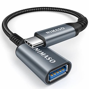 NIMASO USB C 変換 アダプタ (Type C - USB 3.0 メス) 20CM OTG ケーブル タイプC 変換コネクター (1本入り