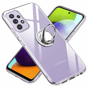 Galaxy A52 5G ケース クリア リング付き TPU SC-53B カバー 専用 黄変防止 耐衝撃 薄型 ケース 車載ホルダー対応 ストラッ