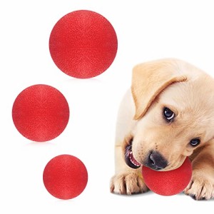 Colorlife 犬用噛むおもちゃ 歯磨き おやつ 3個セット 天然ゴム製 安全 頑丈 丈夫 軽量 耐久性 知育 早食い防止 口臭予防 歯ケア ドッ