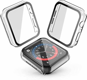 Apple Watch Series 7 ケース ガラス フィルム Apple Watch 7 41mm ケース 45mmカバー アップルウォッチ ケ