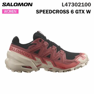 サロモン  トレランシューズ レディース  SPEEDCROSS 6 GTX  W L47302100 トレイルランニング  salomon 正規品 送料無料