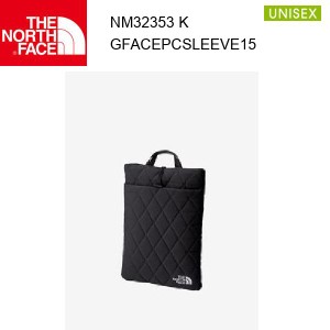 【メール便】24ss ノースフェイス ジオフェイスピーシースリーブ15インチ Geoface PC Sleeve 15 NM32353  カラー K THE NORTH FACE 正規