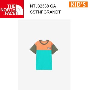 【メール便】24ss ノースフェイス ショートスリーブTNFグランドティー キッズ S/S TNF Grand Tee NTJ32338  カラー GA THE NORTH FACE 正