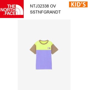 【メール便】24ss ノースフェイス ショートスリーブTNFグランドティー キッズ S/S TNF Grand Tee NTJ32338  カラー OV THE NORTH FACE 正