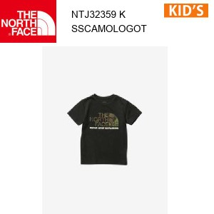 【メール便】24ss ノースフェイス ショートスリーブカモロゴティー キッズ S/S Camo Logo Tee NTJ32359  カラー K THE NORTH FACE 正規品