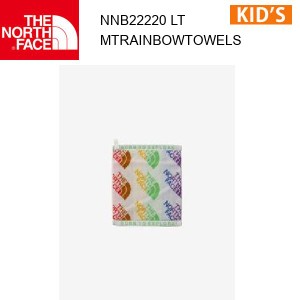 【メール便】24ss ノースフェイス マウンテンレインボータオルS ベビー Mt.Rainbow Towel S NNB22220  カラー LT THE NORTH FACE 正規品