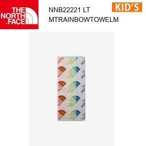 【メール便】24ss ノースフェイス マウンテンレインボータオルM ベビー  NNB22221  カラー LT THE NORTH FACE 正規品