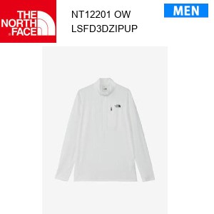 【メール便】24ss ノースフェイス ロングスリーブフラッシュドライスリーディージップアップ メンズ  NT12201  カラー OW THE NORTH FACE