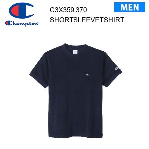 【メール便】24ss チャンピオン Champion ショートスリーブTシャツ ネイビー C3-X359 カラー 370 メンズ  正規品