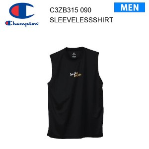 【メール便】24ss チャンピオン Champion スリーブレスシャツ ブラック C3-ZB315 カラー 090 メンズ  正規品