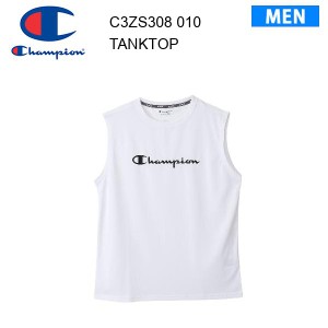 【メール便】24ss チャンピオン Champion タンクトップ ホワイト C3-ZS308 カラー 010 メンズ  正規品