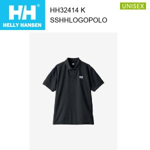 24ss ヘリーハンセン ショートスリーブHHロゴポロ ユニセックス  HH32414  カラー K HELLY HANSEN 正規品
