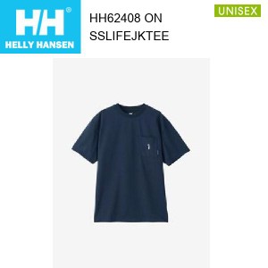 【メール便】24ss ヘリーハンセン ショートスリーブライフジャケットワンポイントティー ユニセックス  HH62408  カラー ON HELLY HANSEN