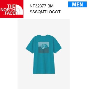 【メール便】24ss ノースフェイス ショートスリーブスクエアマウンテンロゴティー メンズ  NT32377  カラー BM THE NORTH FACE 正規品