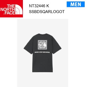 【メール便】24ss ノースフェイス ショートスリーブバンダナスクエアロゴティー メンズ  NT32446  カラー K THE NORTH FACE 正規品