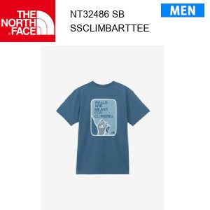 【メール便】24ss ノースフェイス ショートスリーブクライムアートティー メンズ  NT32486  カラー SB THE NORTH FACE 正規品