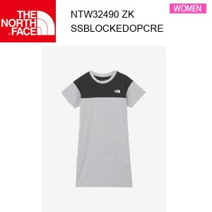 【メール便】24ss ノースフェイス ショートスリーブブロックドワンピースクルー レディース  NTW32490  カラー ZK THE NORTH FACE 正規品