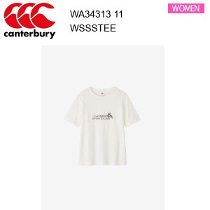 【メール便】24ss カンタベリー ウィメンズショートスリーブティー レディース  WA34313  カラー 11 canterbury 正規品