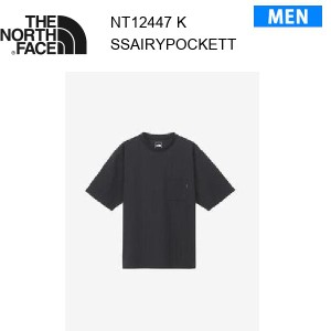 【メール便】24ss ノースフェイス ショートスリーブエアリーポケットティー メンズ  NT12447  カラー K THE NORTH FACE 正規品