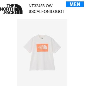 【メール便】24ss ノースフェイス ショートスリーブカリフォルニアロゴティー メンズ  NT32453  カラー OW THE NORTH FACE 正規品