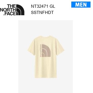 【メール便】24ss ノースフェイス ショートスリーブランメッシュハーフドームティー メンズ  NT32471  カラー GL THE NORTH FACE 正規品