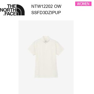 【メール便】24ss ノースフェイス ショートスリーブフラッシュドライスリーディージップアップ レディース  NTW12202  カラー OW THE NOR