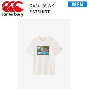 【メール便】24ss カンタベリー ショートスリーブティーシャツ メンズ  RA34126  カラー WK canterbury 正規品