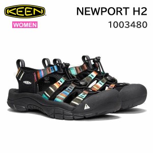 KEEN キーン ニューポート エイチツー  サンダル レディース ウィメンズ  NEWPORT H2 Raya Black 1003480 アウトドア 水陸両用 水辺対応 