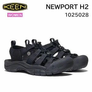 KEEN キーン ニューポート エイチツー  サンダル レディース ウィメンズ  NEWPORT H2 Triple Black 1025028 アウトドア 水陸両用 水辺対