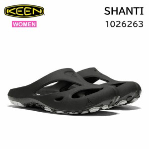 KEEN キーン シャンティ サンダル レディース ウィメンズ  SHANTI  Black/Dawn Blue 1026263 キャンプ オフィス ガーデニング シューズ  