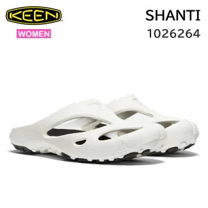 KEEN キーン シャンティ サンダル レディース ウィメンズ  SHANTI  White/Black 1026264 キャンプ オフィス ガーデニング シューズ  正規