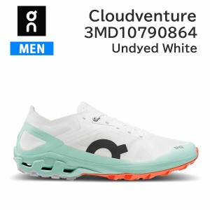 ON オン ランニングシューズ メンズ  Cloudventure Peak 3 Undyed 3MD10790864 カラー Undyed White  クラウドベンチャーピーク3 トレイ