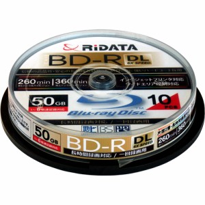 RiDATA BDR260PW6X10SPA 録画用BD-R(DL) 10枚パック （スピンドル）