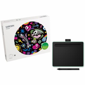 ワコム CTL-4100WL／E0 ペンタブレット「Wacom Intuos Small」 ワイヤレス ピスタチオグリーン