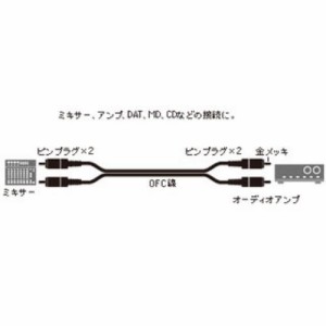 オーディオテクニカ RCAケーブル 1.5m  ATL464A／ 2