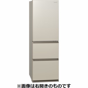 【無料長期保証】パナソニック NR-C374GCL-N 3ドア冷蔵庫 (365L・左開き) サテンゴールド