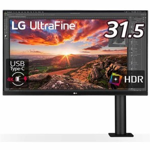 【4K】LGエレクトロニクス 32UN880-B モニターアーム型スタンド採用IPS 4Kモニター 31.5型（3840×2160）