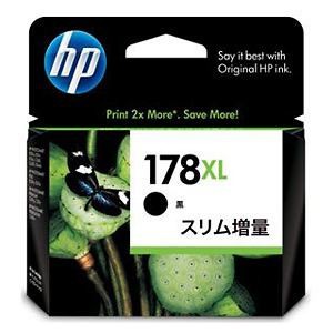 HP178XL インクカートリッジ ブラック スリム増量