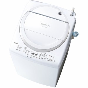 【無料長期保証】東芝 AW-8VM3(W) 縦型洗濯乾燥機 ZABOON 洗濯8kg 乾燥4.5kg グランホワイト AW8VM3(W)