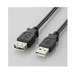 エレコム U2C-E50BK USB2.0延長ケーブル(A-A延長タイプ) 5.0m