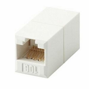 延長コネクタ エレコム LANケーブル 延長 コネクタ LD-RJ45JJ6AY2 LANケーブル延長コネクタ カテゴリー6A対応