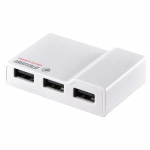 バッファロー BSH4AE12WH USB2.0節電機能付きセルフパワー 4ポートハブ ホワイト
