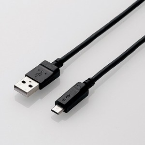 ELECOM（エレコム） MPA-AMB2U20BK 2A対応microUSBケーブル 2m ブラック