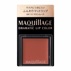 資生堂（SHISEIDO） マキアージュ ドラマティックリップカラー (マット) BR733 マロンムース マロンムース (0.8g)