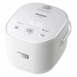 【推奨品】シャープ KS-CF05D ジャー炊飯器 3合 ホワイト KSCF05D