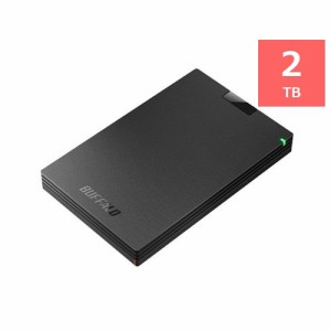 BUFFALO HDPGAC2U3BA ポータブルHDD 2TB 