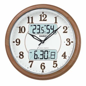 カシオ ITM-900FLJ-5JF 電波壁掛時計 wave ceptor CLOCK アナログ(温度計・湿度計付)モデル