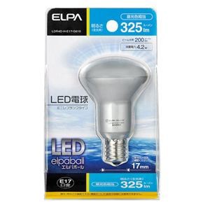 ELPA(エルパ)  LDR4D-H-E17-G610  LED電球 30W形 E17口金 昼光色 屋内用 ミニレフ球