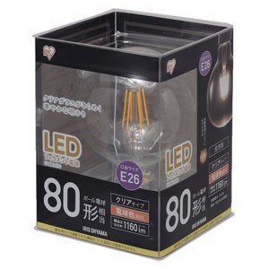 アイリスオーヤマ LDG9L-G-FC LED電球 ボール電球形 1160lm(電球色相当)  ECOHILUX(エコハイルクス)